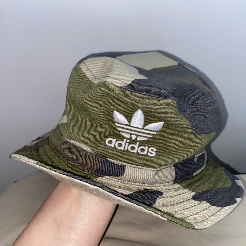 Adidas camouflage bucket hat